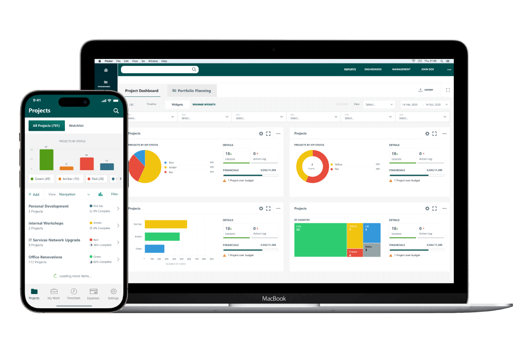 Project Portfolio Management Software - Hero banner image