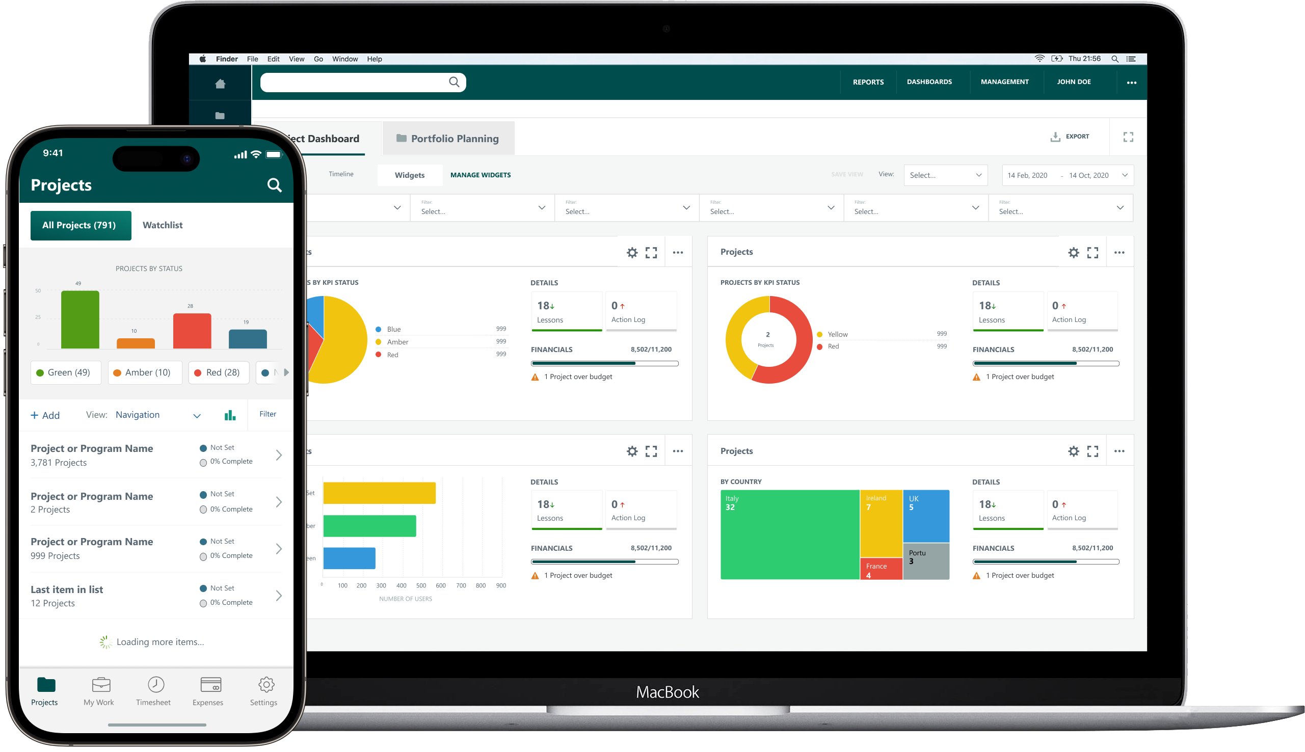 cora project portfolio management software desktop and mobile app